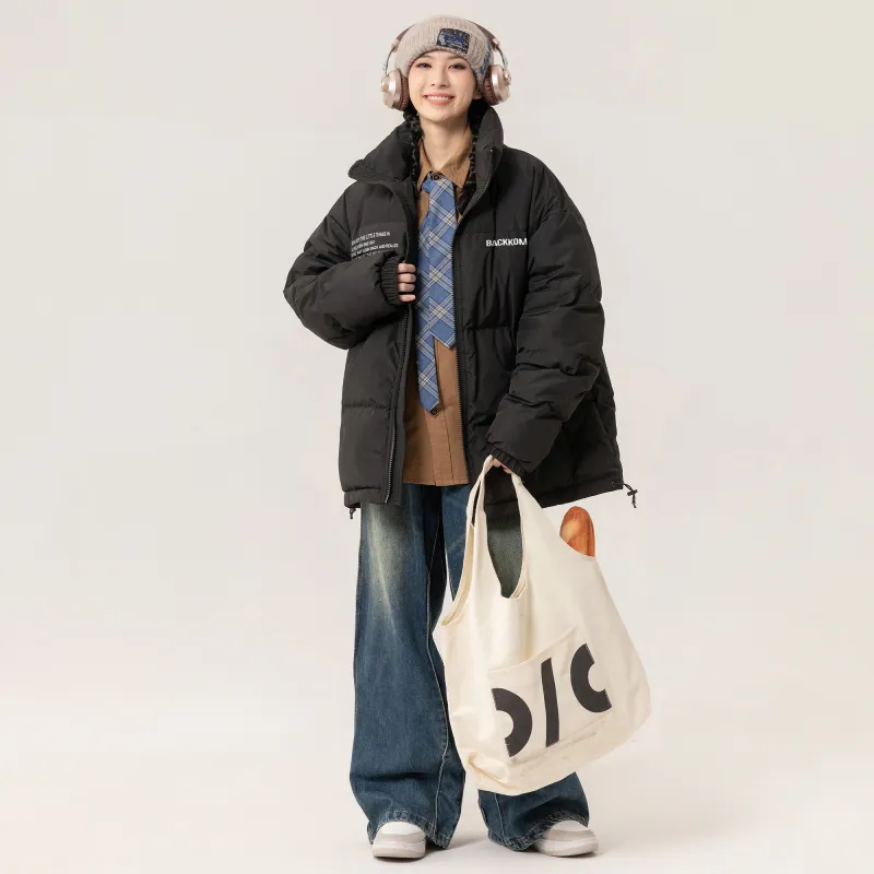 David Bakken Down Jacket Unisex Black-2