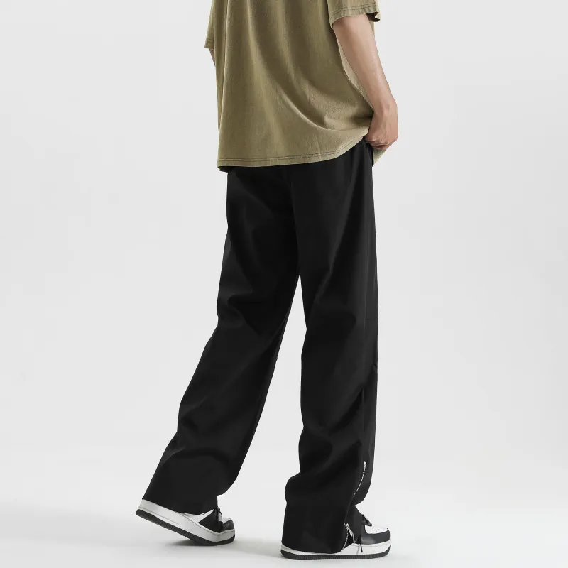 David Bakken Casual Pants Unisex Black-4