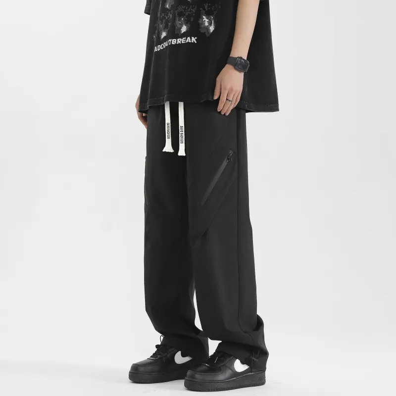 David Bakken Casual Pants Unisex Black-3