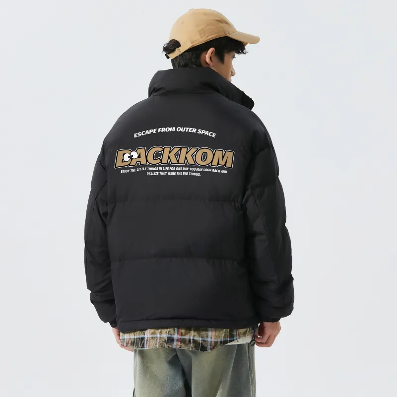 David Bakken Down Jacket Unisex Black-3