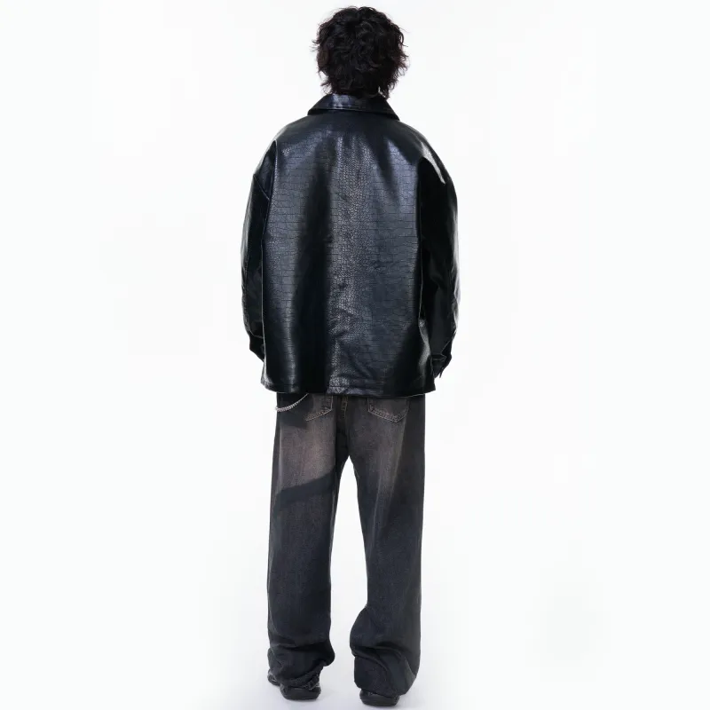 David Bakken Leather Jacket Unisex-6