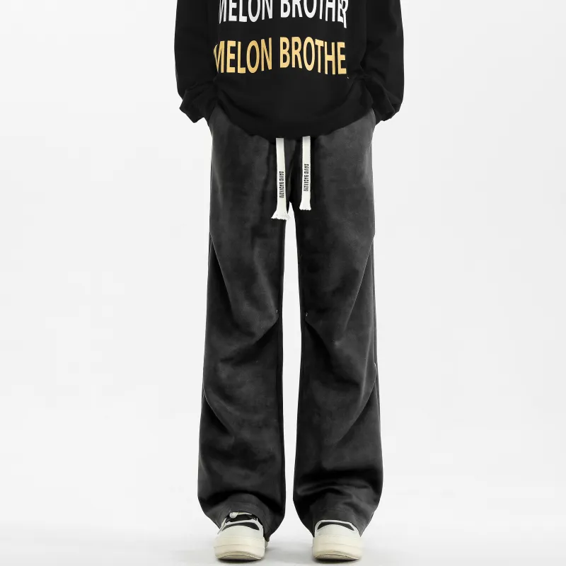 David Bakken Casual Pants Unisex Black-2