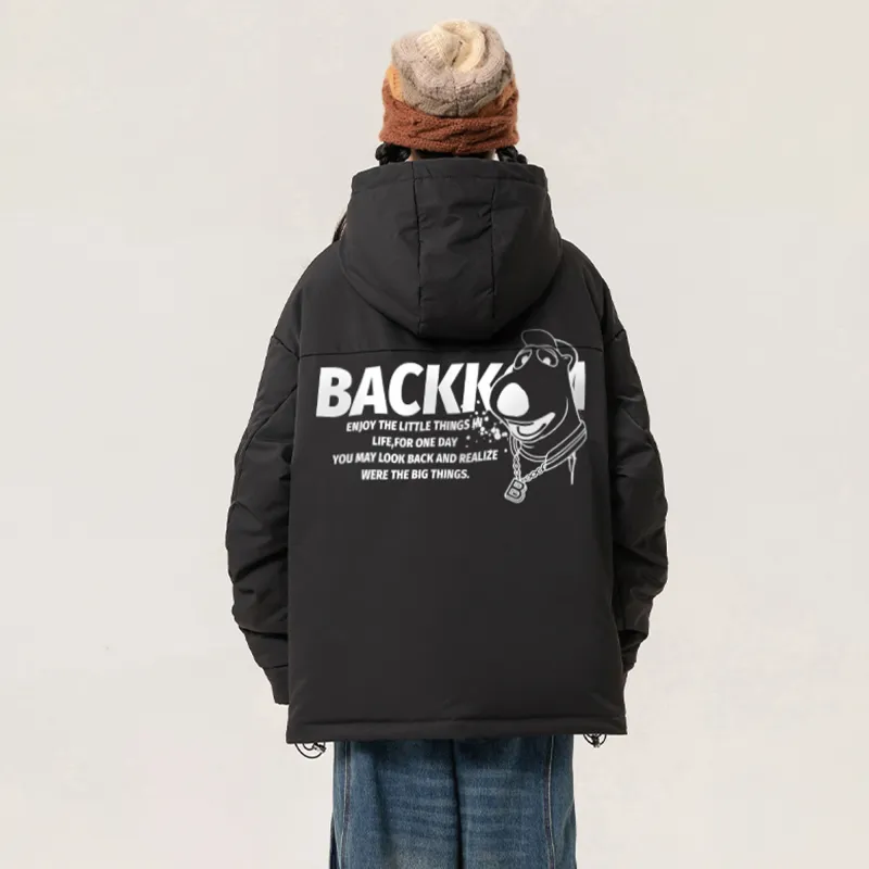 David Bakken x DAOMEIXIONG LIANMINGKUAN Down Jacket Unisex Black-2