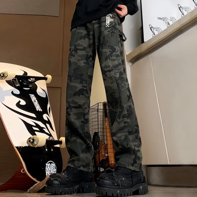 David Bakken Cargo Pants Unisex Camouflage-6