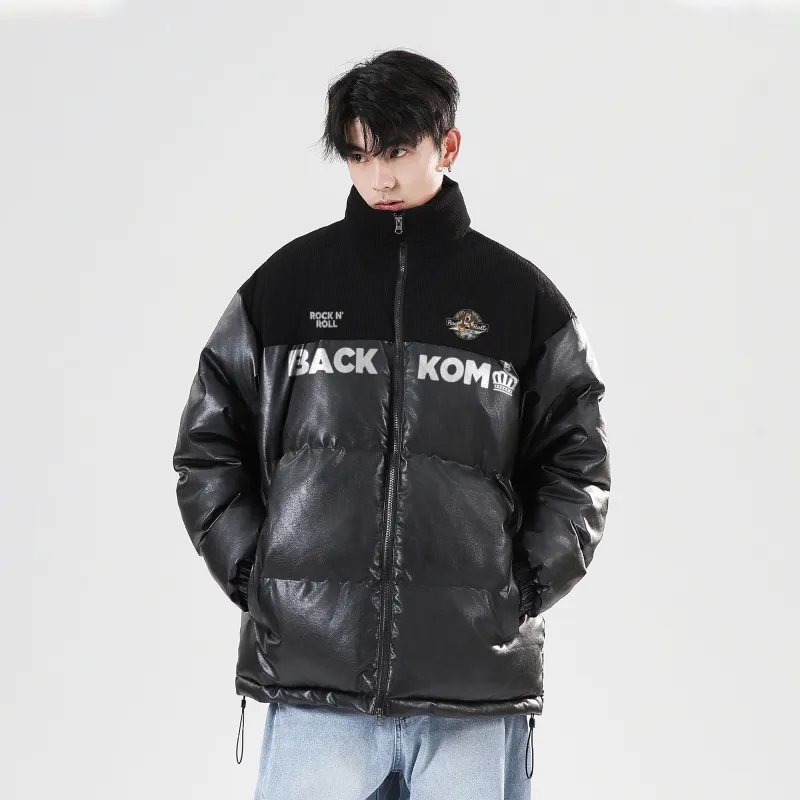 David Bakken Puffer Jacket Unisex Black-2