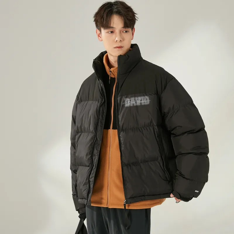 David Bakken Puffer Jacket Unisex Black-4