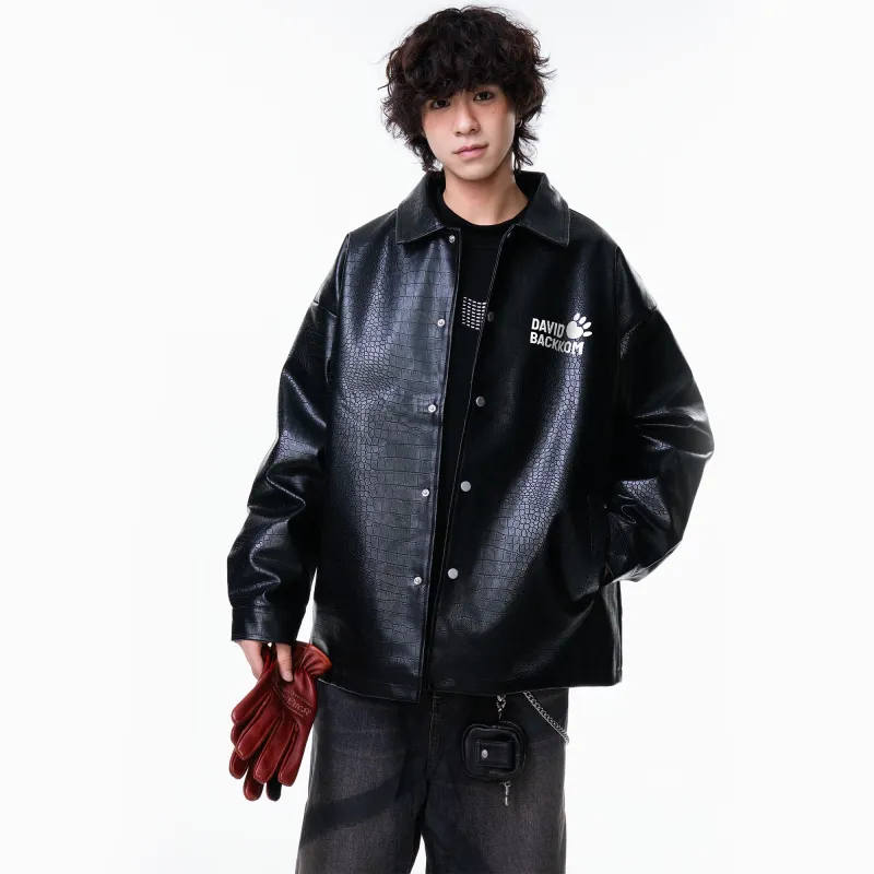 David Bakken Leather Jacket Unisex-5