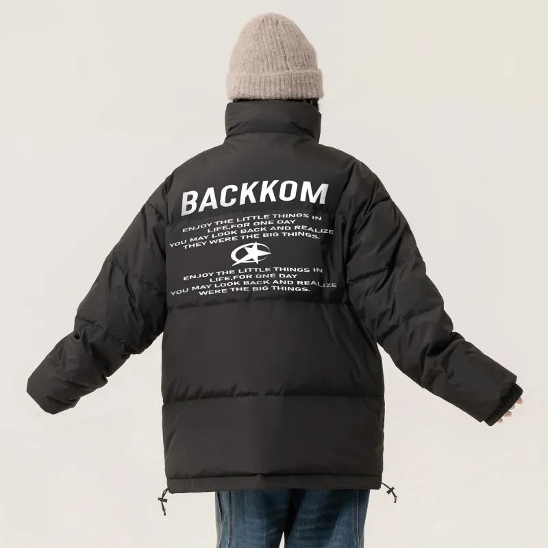 David Bakken Down Jacket Unisex Black-3