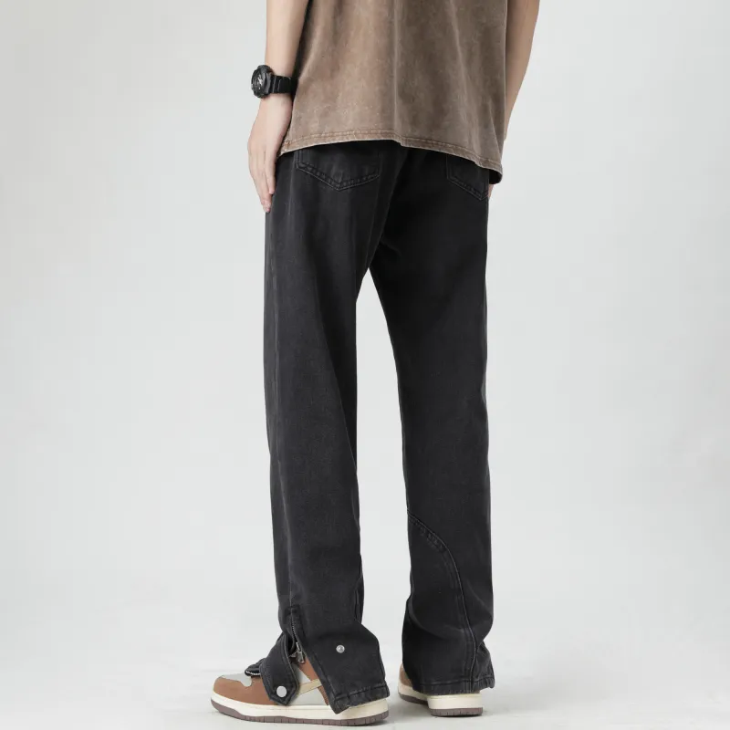 David Bakken x DAOMEIXIONG,LIANMINGKUAN Jeans Unisex Black-4