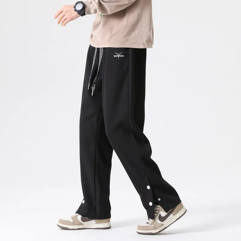 David Bakken Casual Pants Unisex Black-4