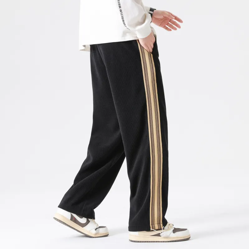 David Bakken Casual Pants Unisex Black-4