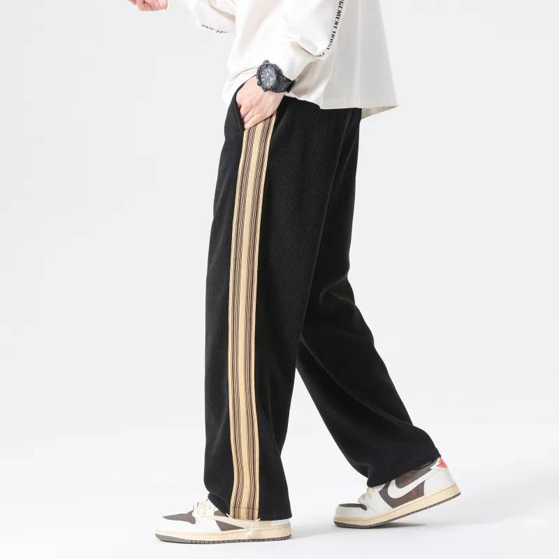 David Bakken Casual Pants Unisex Black-3