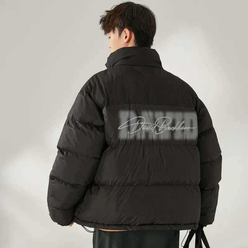 David Bakken Puffer Jacket Unisex Black-3