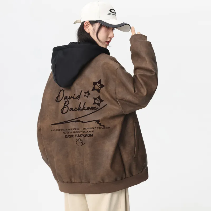 David Bakken x DAOMEIXIONG LIANMINGKUAN Leather Jacket Unisex-19
