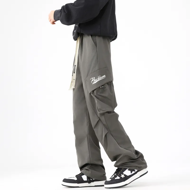 David Bakken Cargo Pants Wide Leg Casual Pants Unisex-17