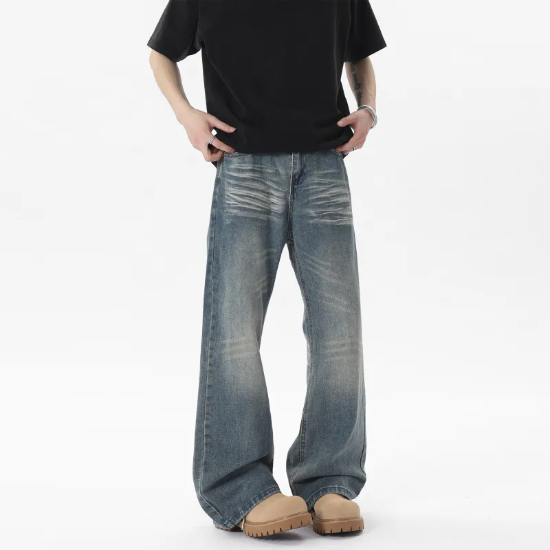 David Bakken Jeans Unisex Vintage Blue-5