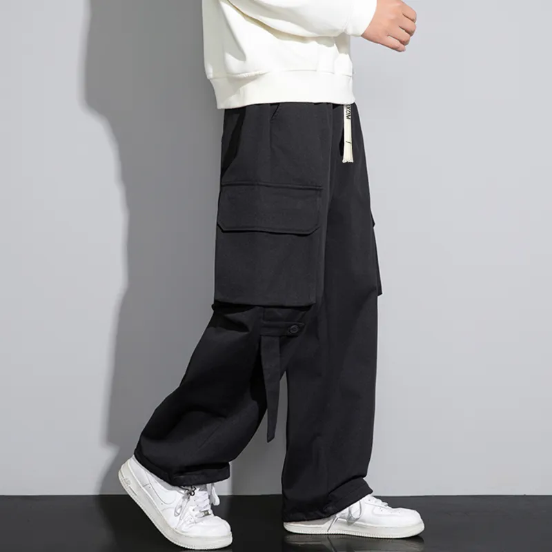 David Bakken Casual Pants Unisex Black-3
