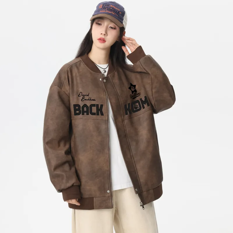 David Bakken x DAOMEIXIONG LIANMINGKUAN Leather Jacket Unisex-12