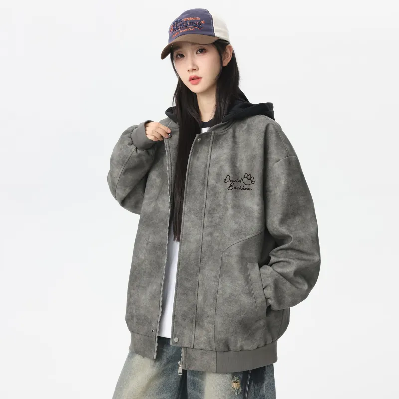 David Bakken x DAOMEIXIONG LIANMINGKUAN Leather Jacket Unisex-10