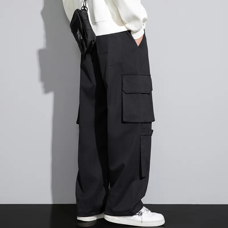 David Bakken Casual Pants Unisex Black-4