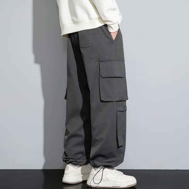 David Bakken Casual Pants Unisex Black-9
