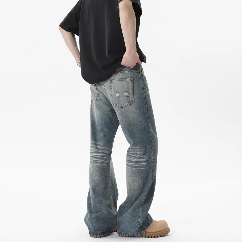 David Bakken Jeans Unisex Vintage Blue-4