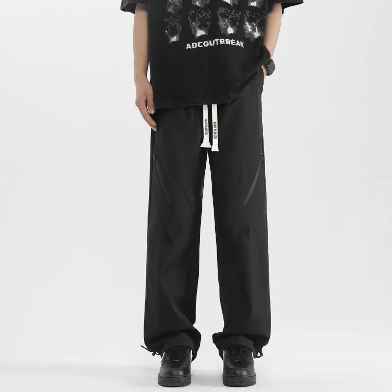 David Bakken Casual Pants Unisex Black-2