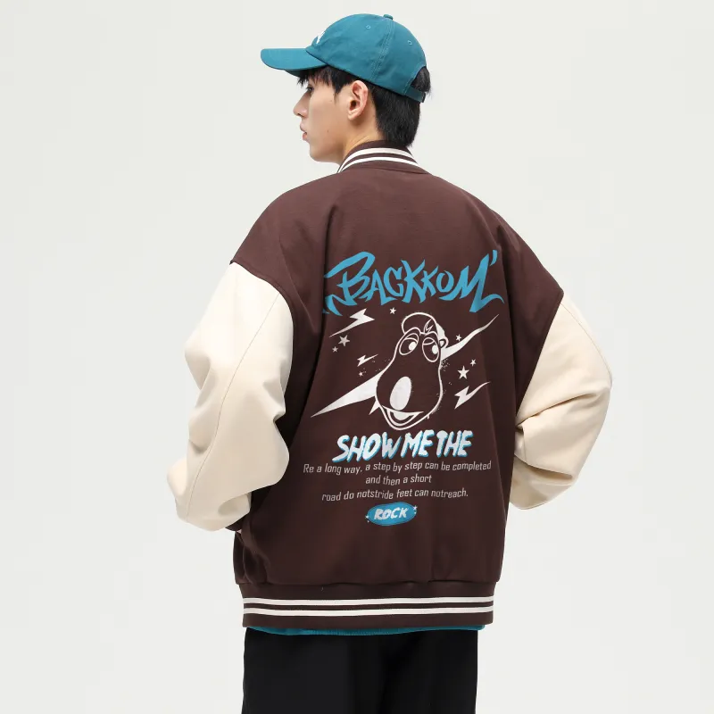 David Bakken x DAOMEIXIONG LIANMINGKUAN Baseball Jacket Unisex-13
