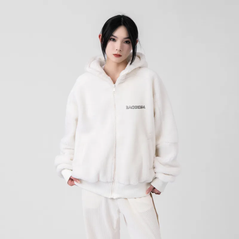 David Bakken Velvet feel Coat Unisex-4