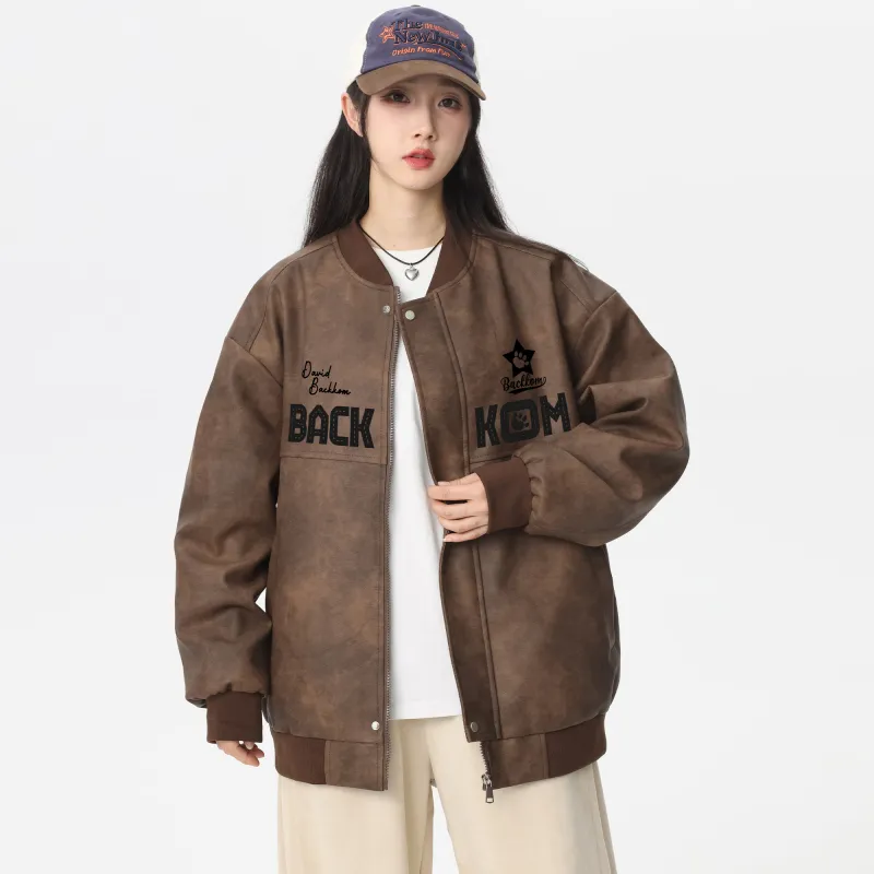 David Bakken x DAOMEIXIONG LIANMINGKUAN Leather Jacket Unisex-10