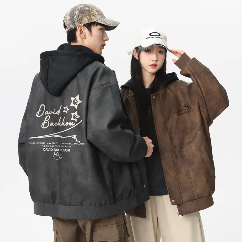 David Bakken x DAOMEIXIONG LIANMINGKUAN Leather Jacket Unisex-6