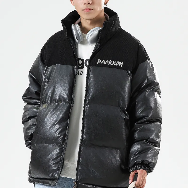 David Bakken Puffer Jacket Unisex Black-3