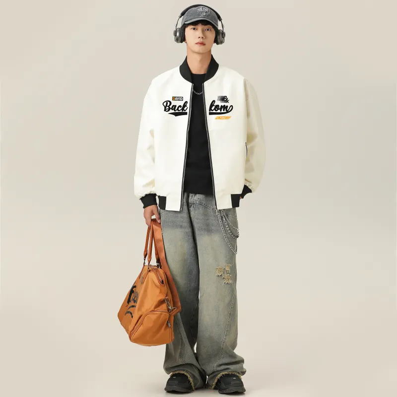 David Bakken x DAOMEIXIONG Leather Jacket Unisex-9