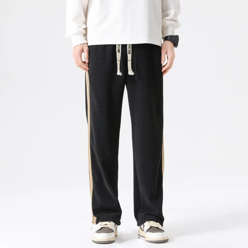 David Bakken Casual Pants Unisex Black-2