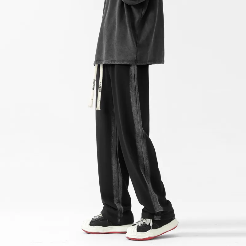 David Bakken Casual Pants Unisex Black-3