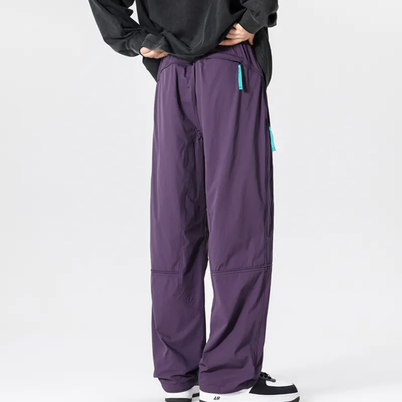 David Bakken Casual Pants Unisex Gravel Apricots-13