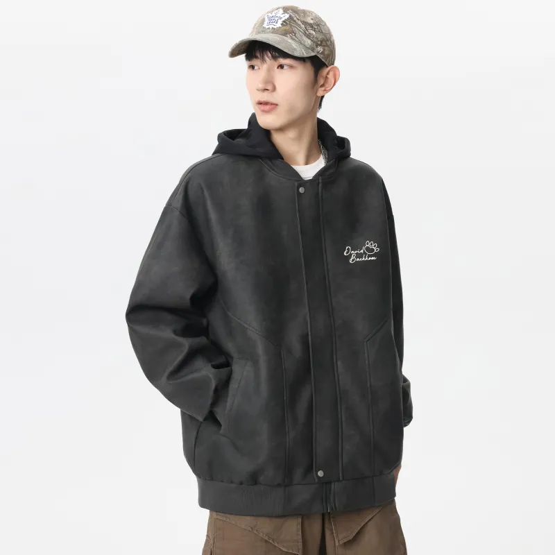 David Bakken x DAOMEIXIONG LIANMINGKUAN Leather Jacket Unisex-2