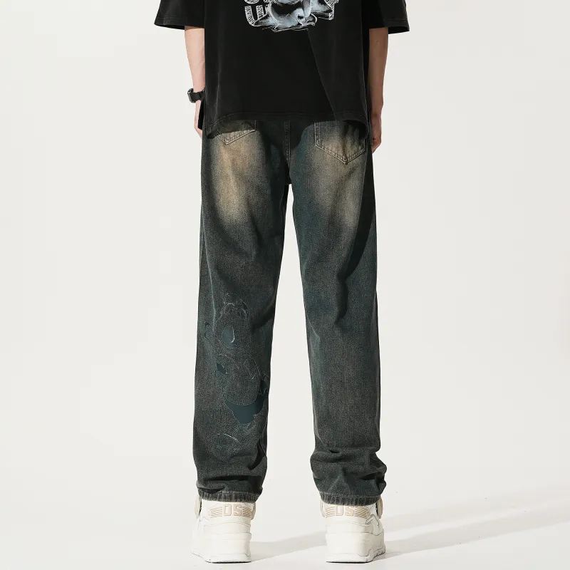 David Bakken x DAOMEIXIONG,LIANMINGKUAN Jeans Unisex-11
