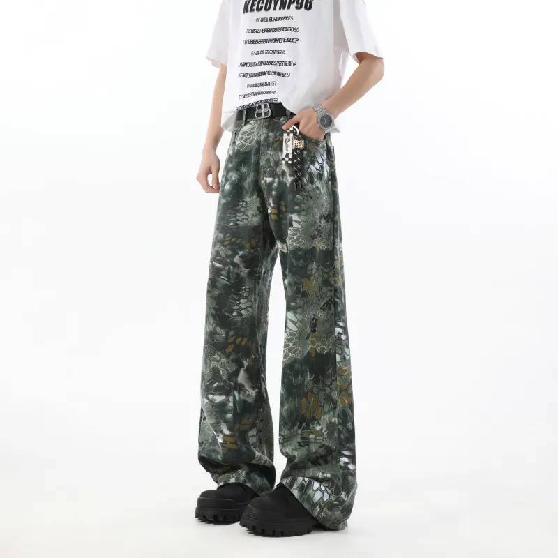 David Bakken Casual Pants Unisex Green-7