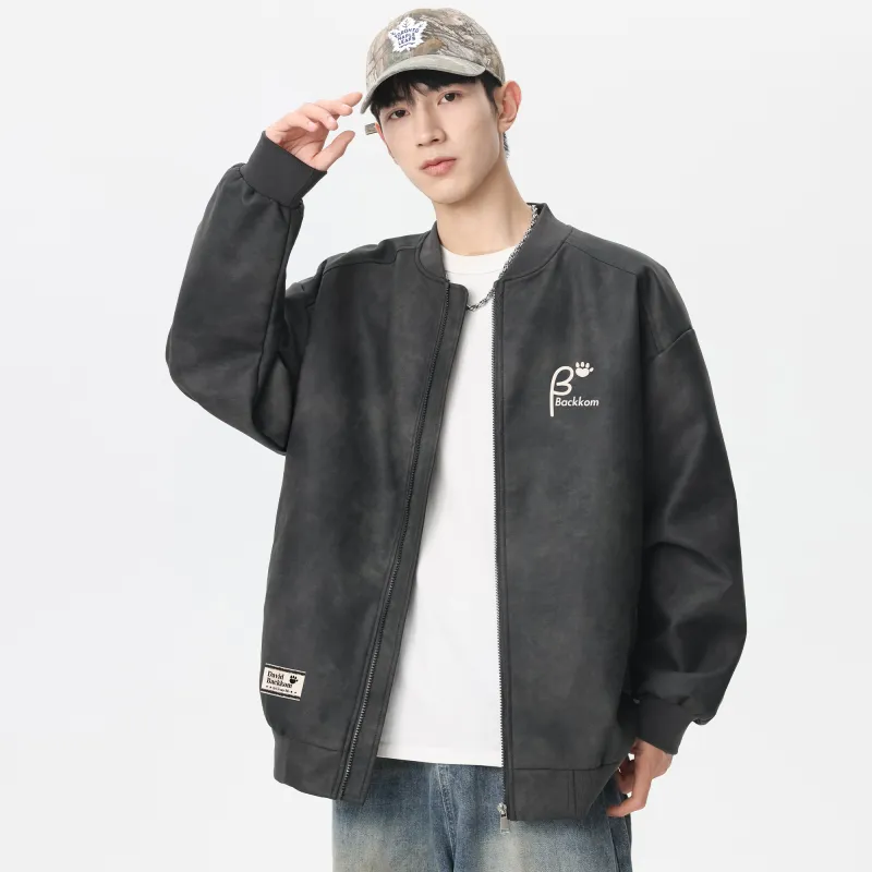 David Bakken x DAOMEIXIONG LIANMINGKUAN Leather Jacket Unisex-3