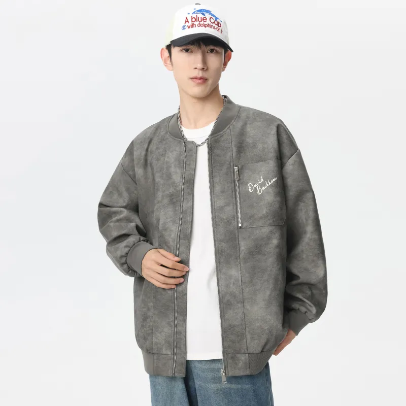 David Bakken x DAOMEIXIONG LIANMINGKUAN Leather Jacket Unisex-9