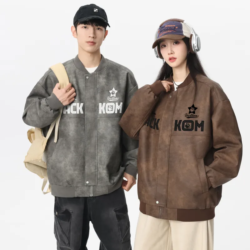 David Bakken x DAOMEIXIONG LIANMINGKUAN Leather Jacket Unisex-2
