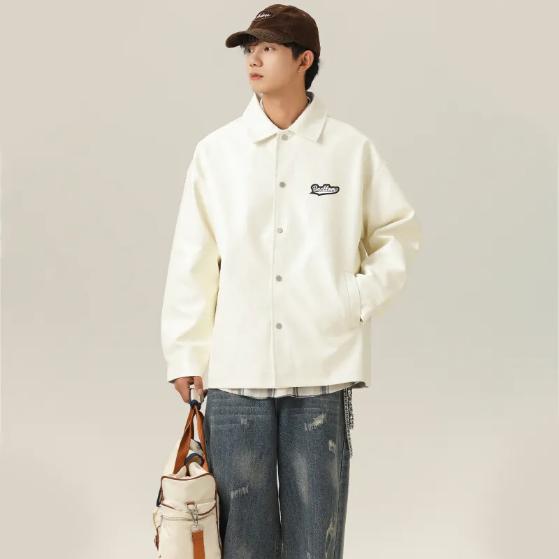 David Bakken x DAOMEIXIONG LIANMINGKUAN Leather Jacket Unisex-11