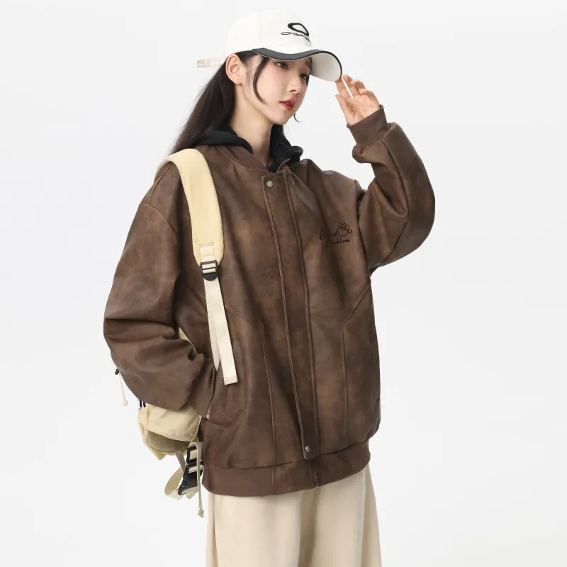 David Bakken x DAOMEIXIONG LIANMINGKUAN Leather Jacket Unisex-18
