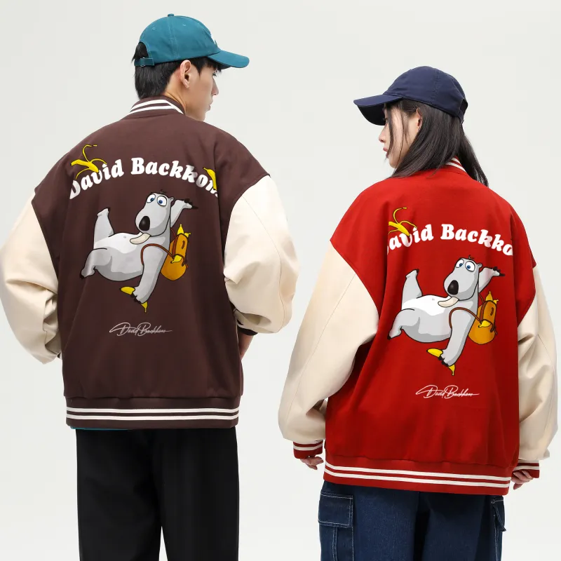 David Bakken x DAOMEIXIONG LIANMINGKUAN Baseball Jacket Unisex-19