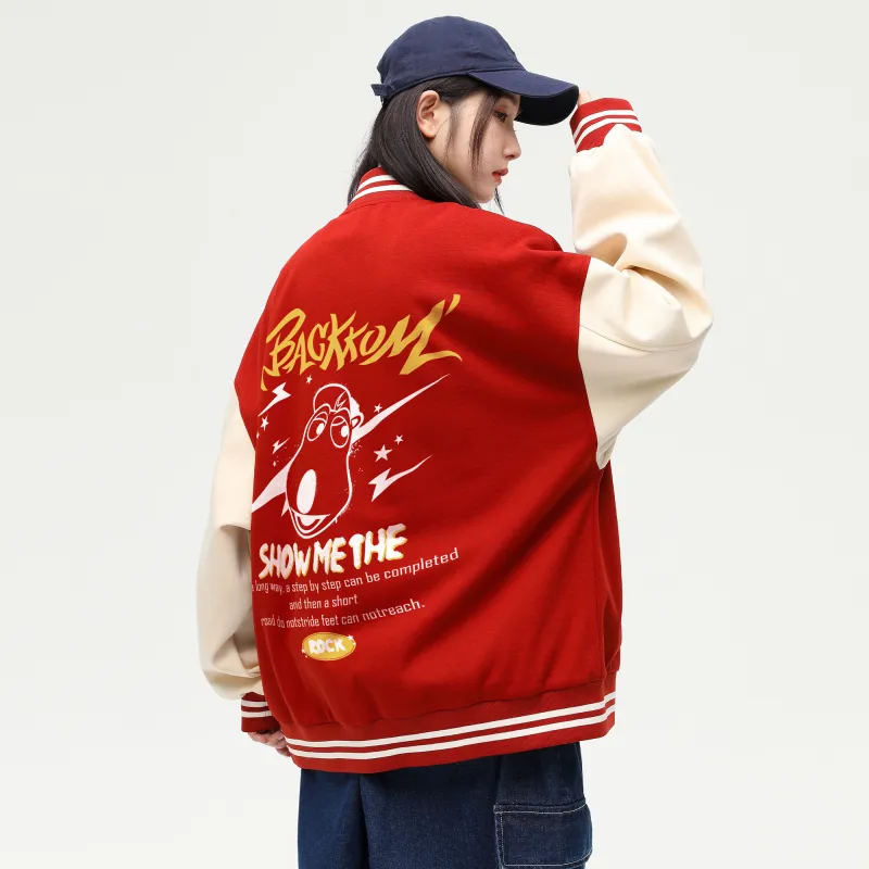 David Bakken x DAOMEIXIONG LIANMINGKUAN Baseball Jacket Unisex-8