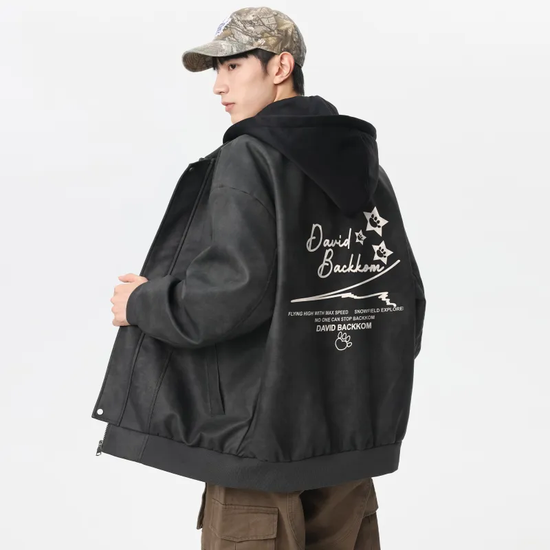 David Bakken x DAOMEIXIONG LIANMINGKUAN Leather Jacket Unisex-5