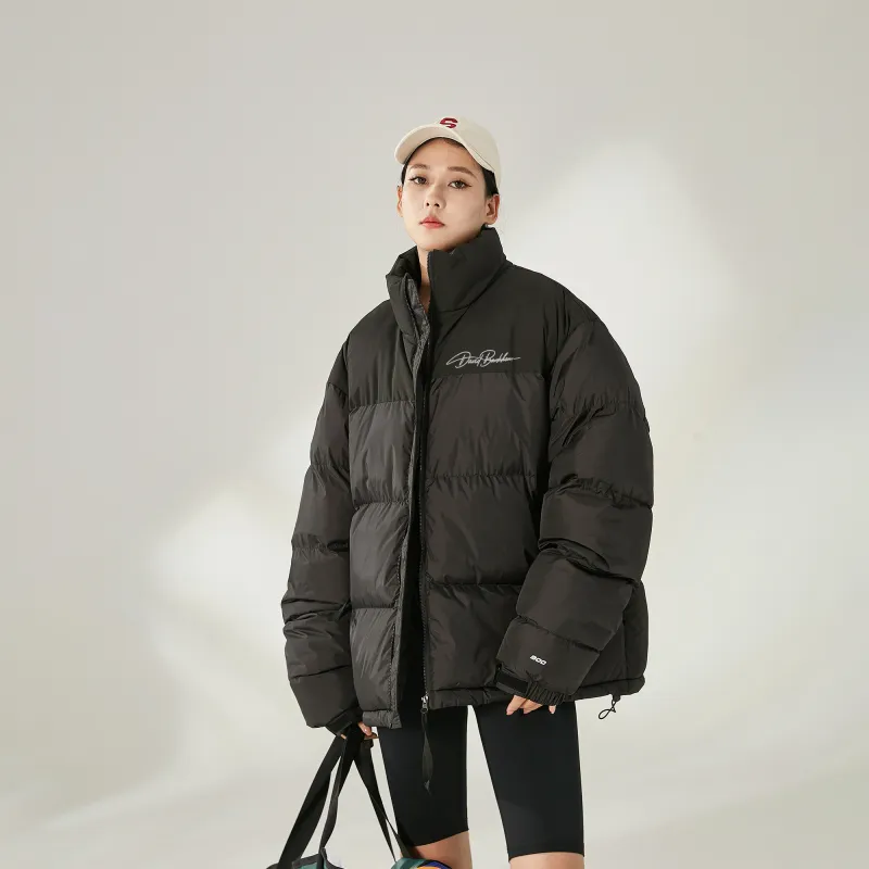 David Bakken Puffer Jacket Unisex Black-4