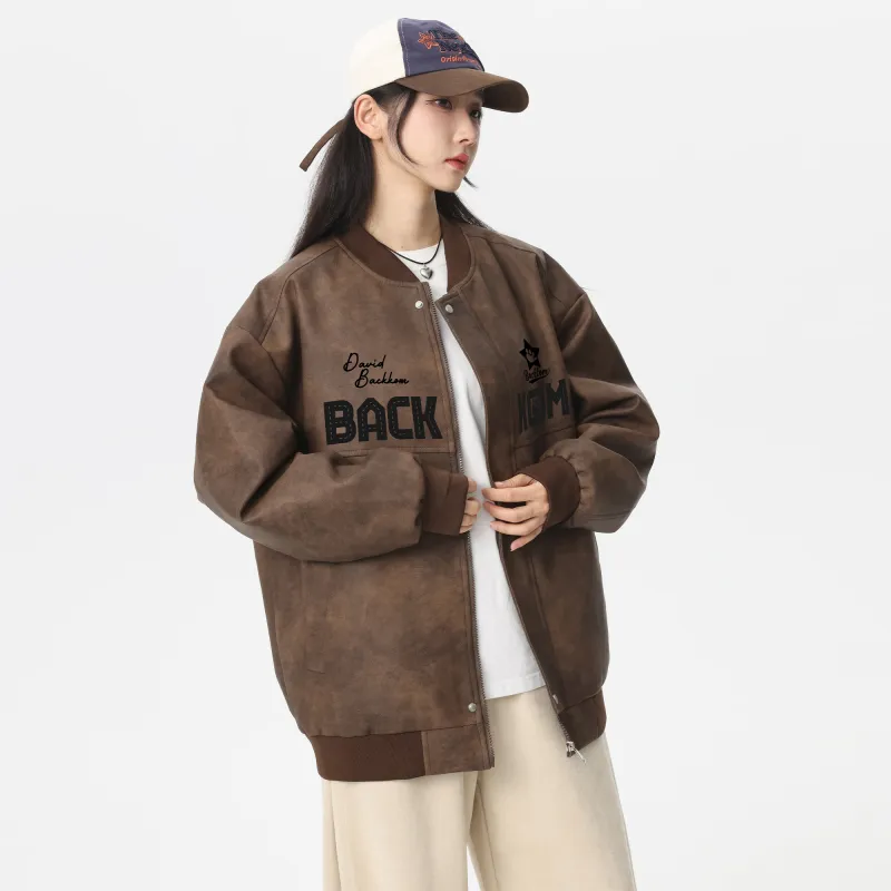 David Bakken x DAOMEIXIONG LIANMINGKUAN Leather Jacket Unisex-11