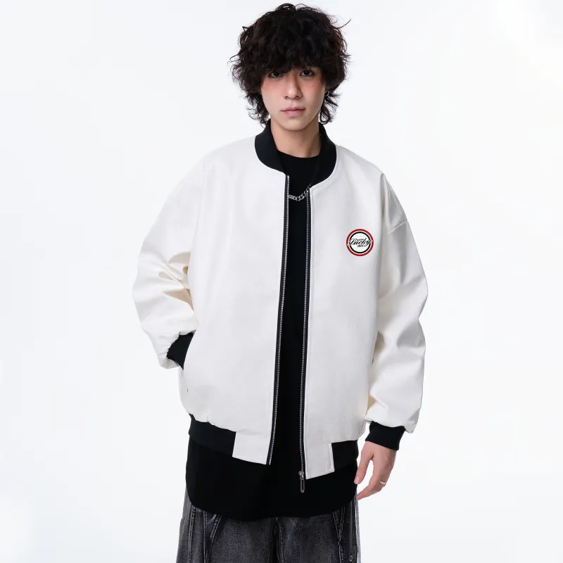 David Bakken x DAOMEIXIONG Leather Jacket Unisex-9